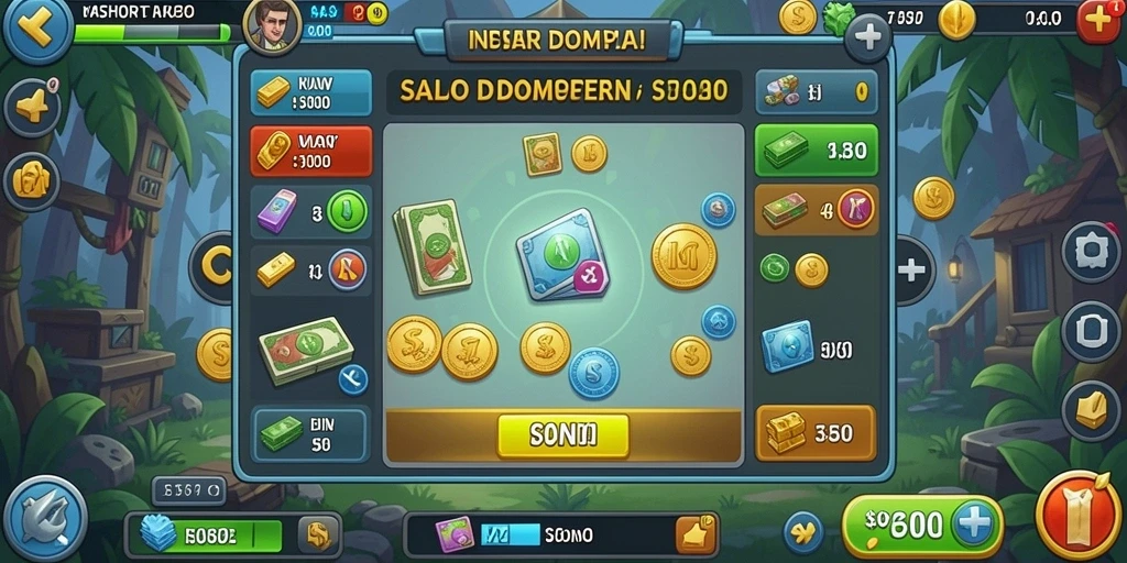 Screenshot menunjukkan tampilan level pertama yang memukau.