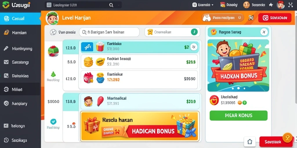Tampilan antarmuka yang user-friendly dan menarik.